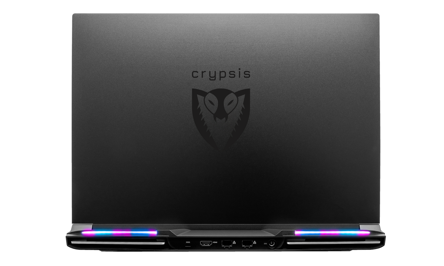 laptop workstation rear view