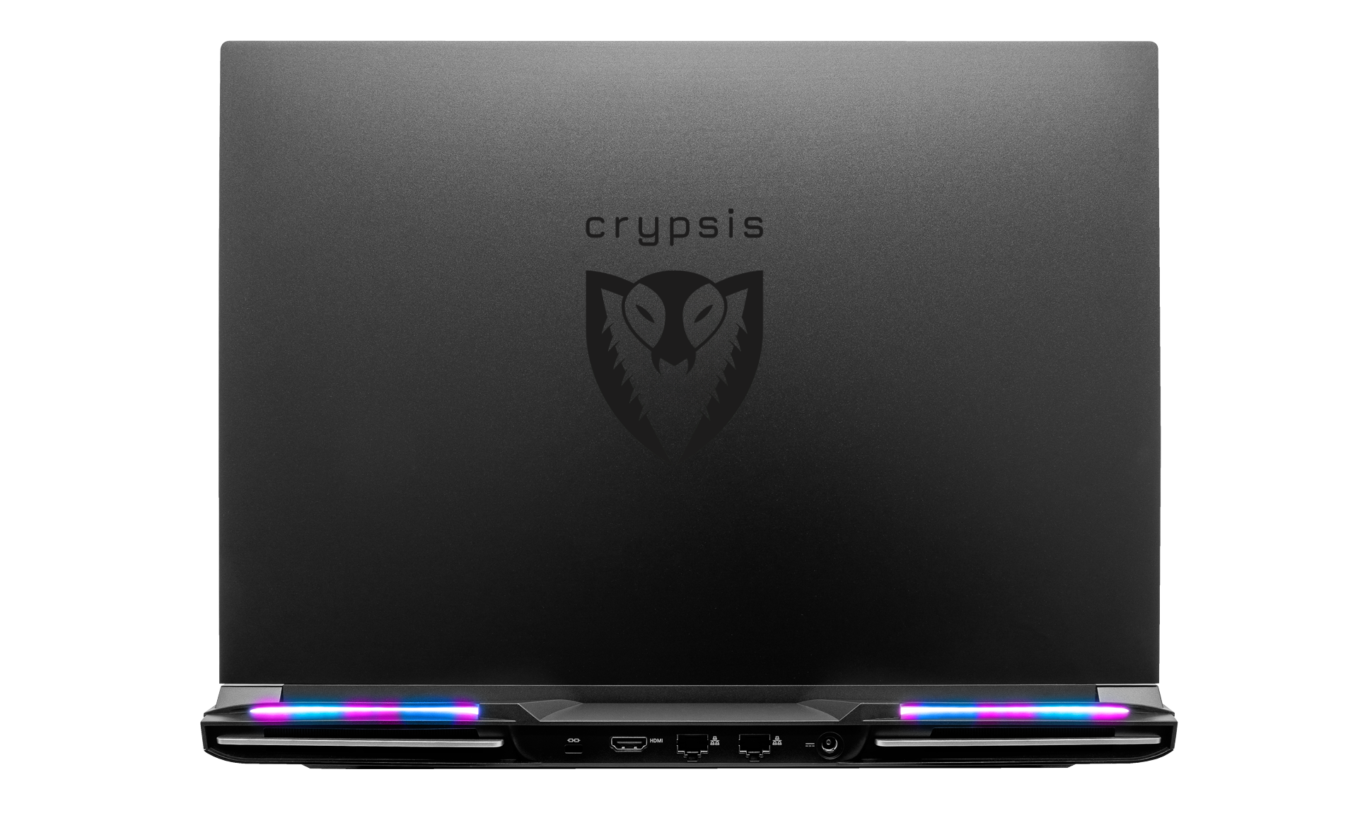 laptop workstation rear view