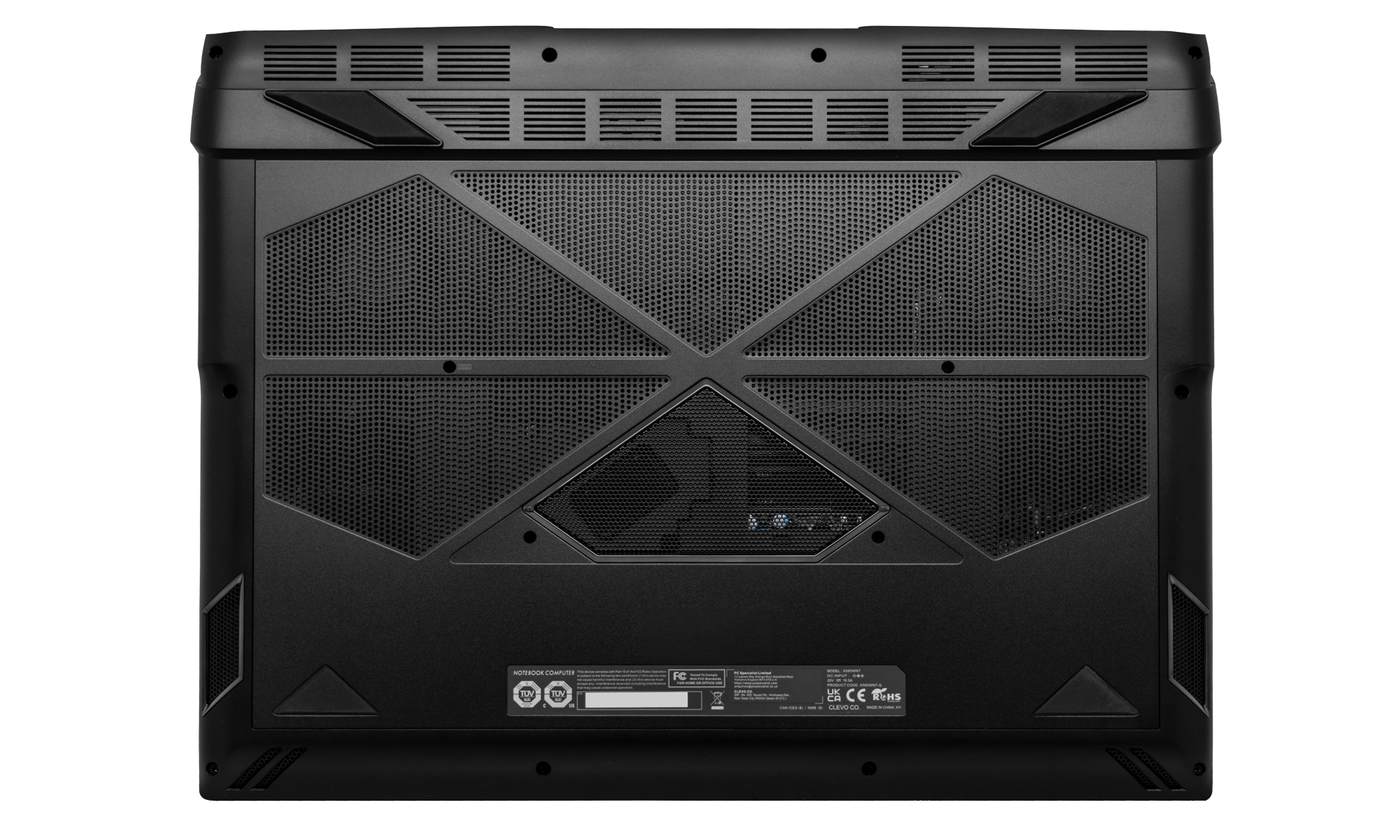 laptop workstation under side